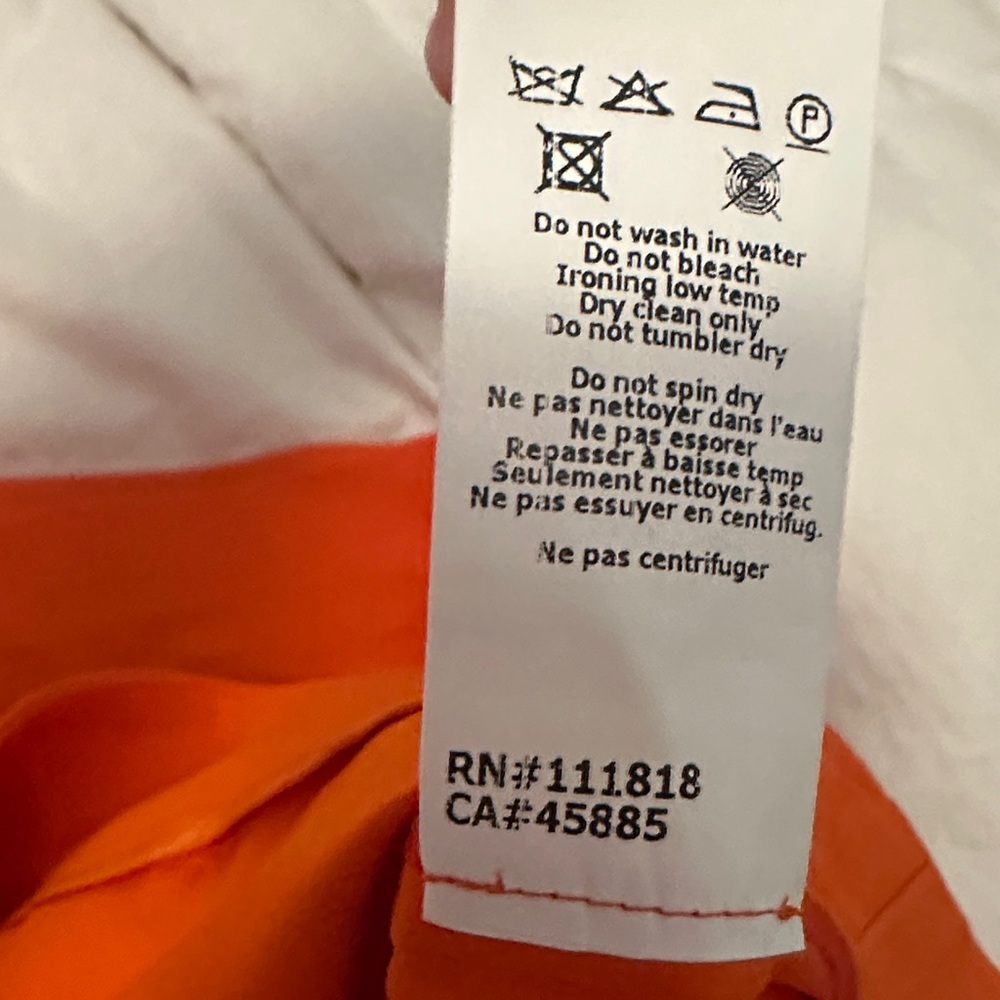 Michael Kors Bold Orange Mini Skirt - Picture 8 of 8